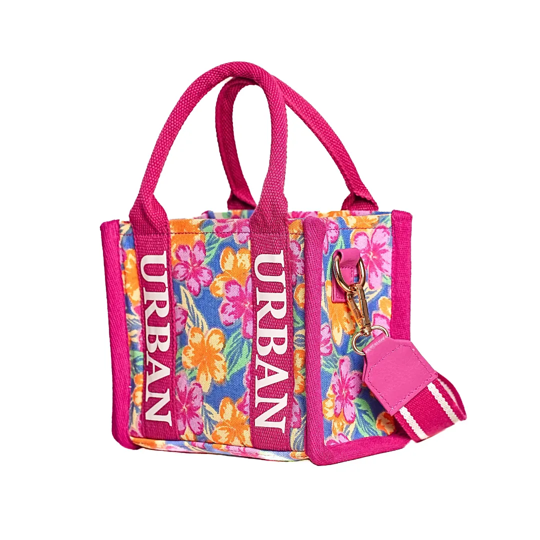 MINI URBAN TOTE FLORAL POP