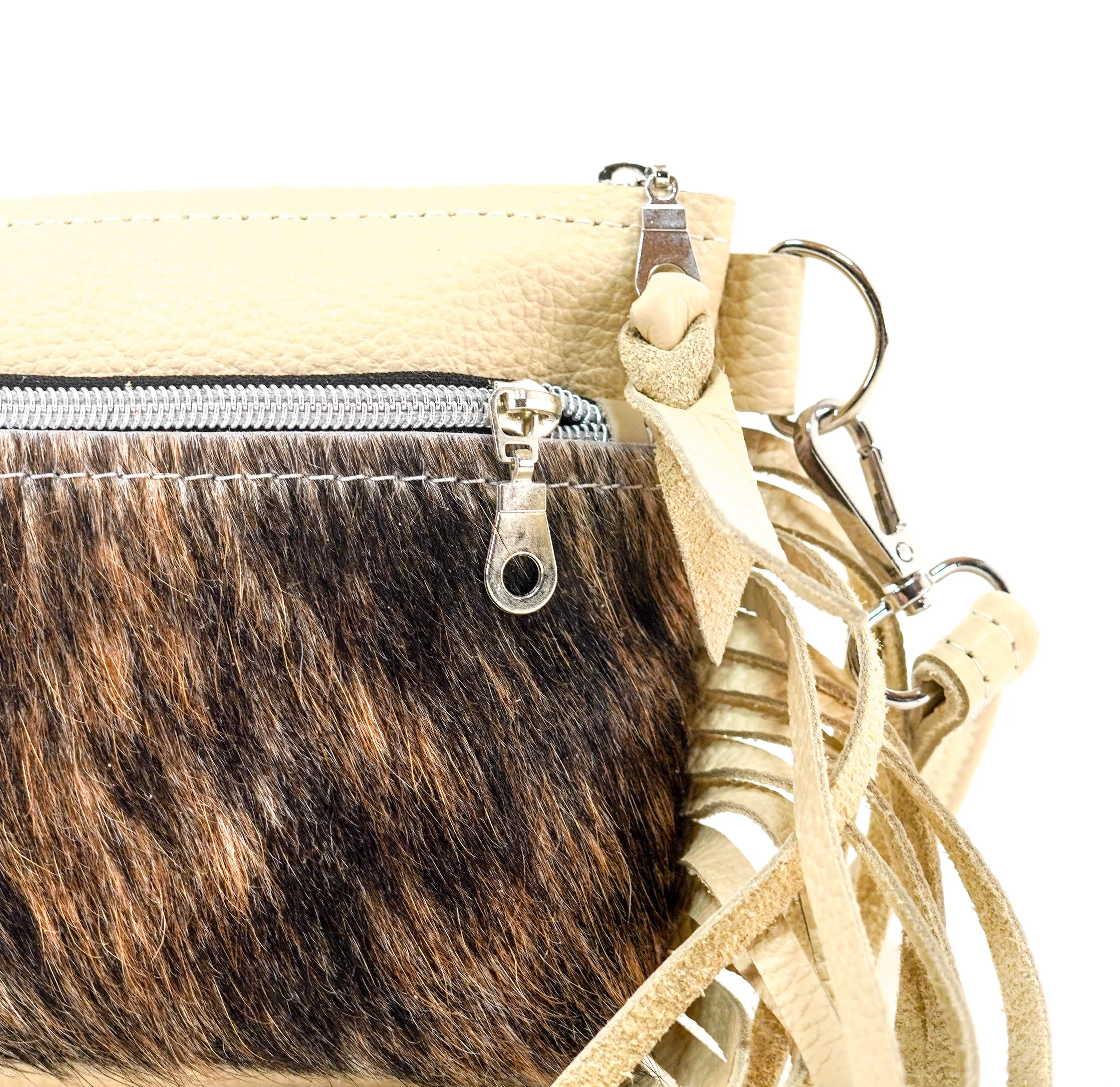 Miss Kitty - Brindle w/ Bone Leather