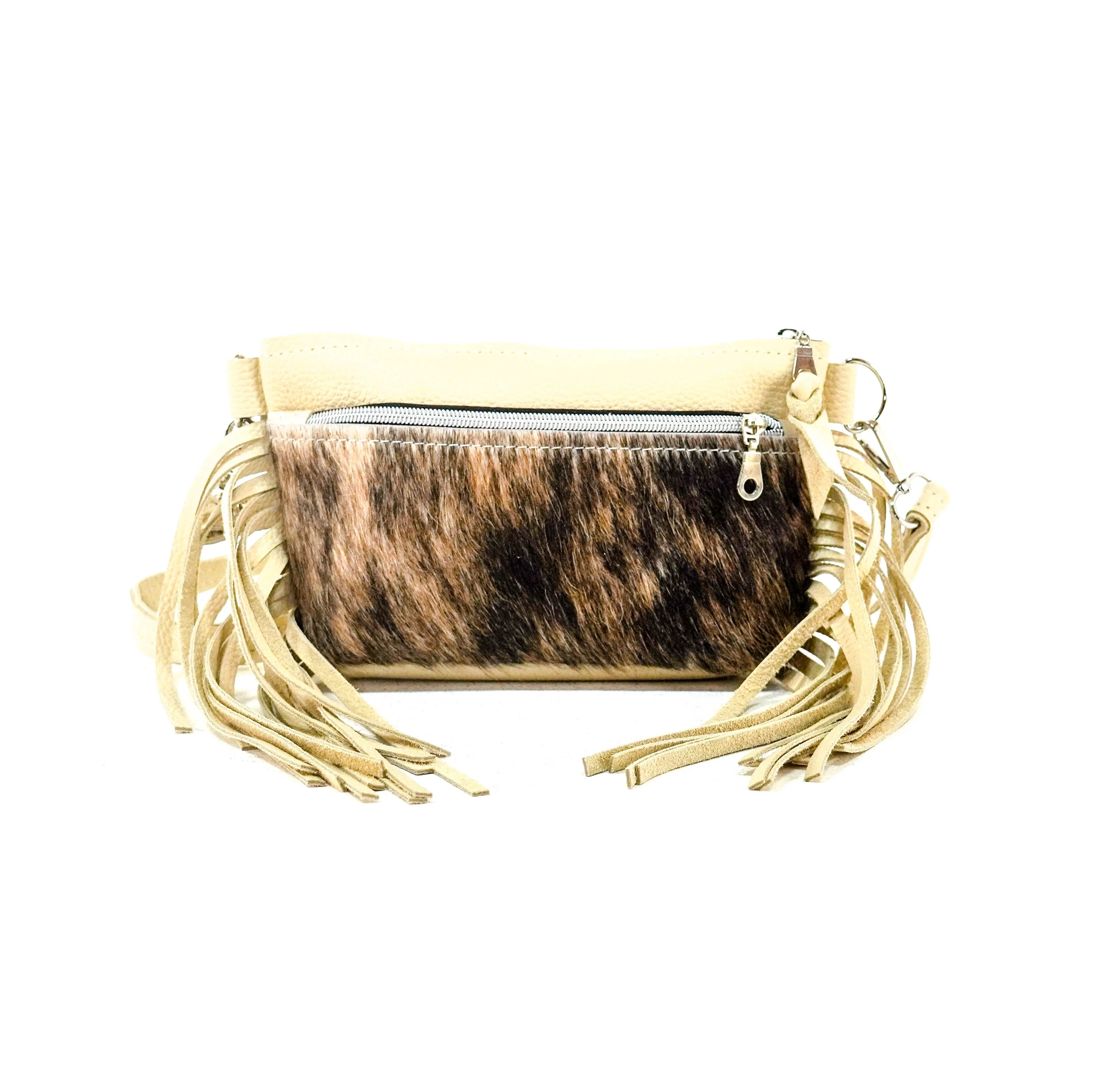 Miss Kitty - Brindle w/ Bone Leather