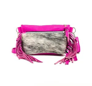 Miss Kitty - Brindle w/ Pink Leather