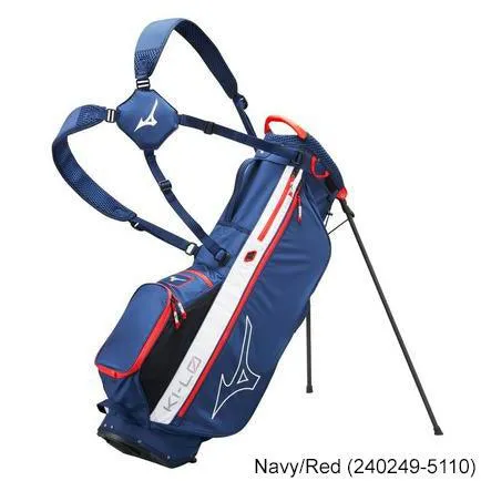 Mizuno K1-L0 Lightweight Stand Bag Navy/Red (240249-5110)