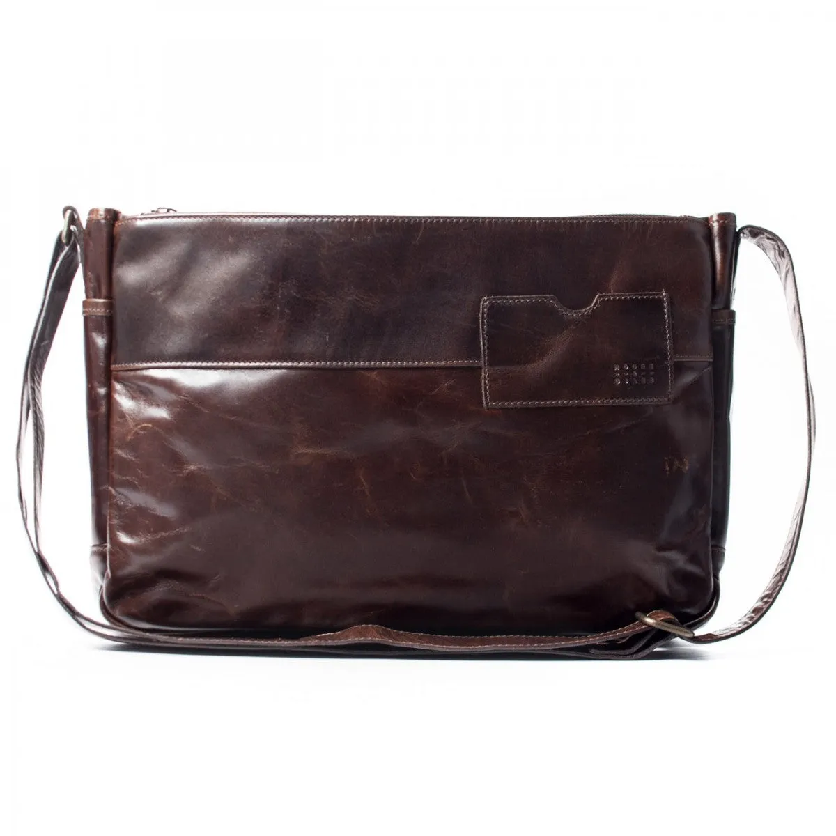 Moore and Giles Sackett Classic Messenger Bag, Brompton Brown