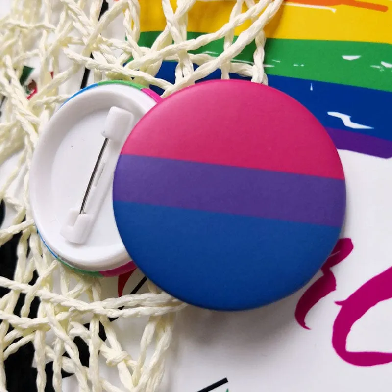 MRIMIN LGBT Transgender Pride Pin Back Buttons Badge Party Favors Supplies Accessories Cute Locker Buttons For Teens
