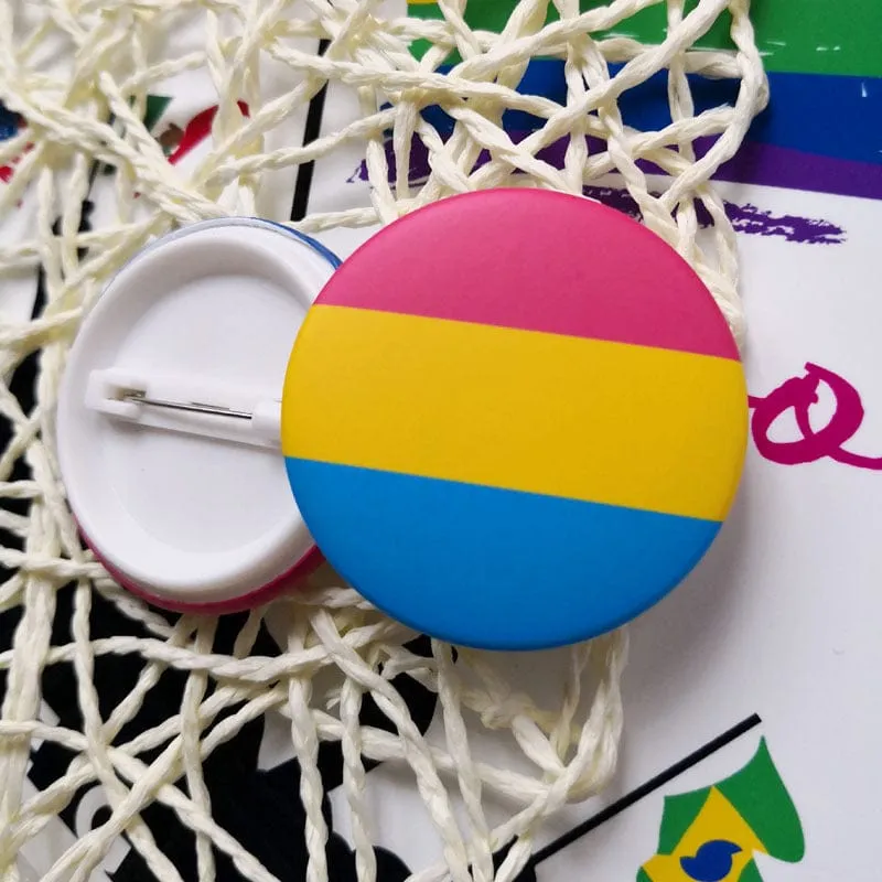 MRIMIN LGBT Transgender Pride Pin Back Buttons Badge Party Favors Supplies Accessories Cute Locker Buttons For Teens