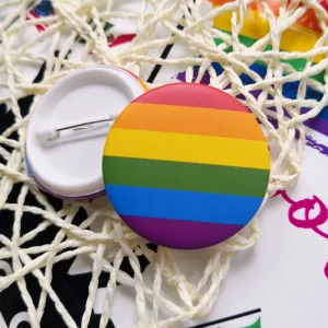 MRIMIN LGBT Transgender Pride Pin Back Buttons Badge Party Favors Supplies Accessories Cute Locker Buttons For Teens