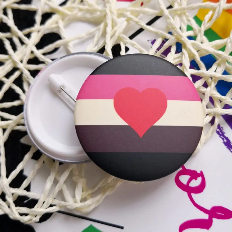 MRIMIN LGBT Transgender Pride Pin Back Buttons Badge Party Favors Supplies Accessories Cute Locker Buttons For Teens