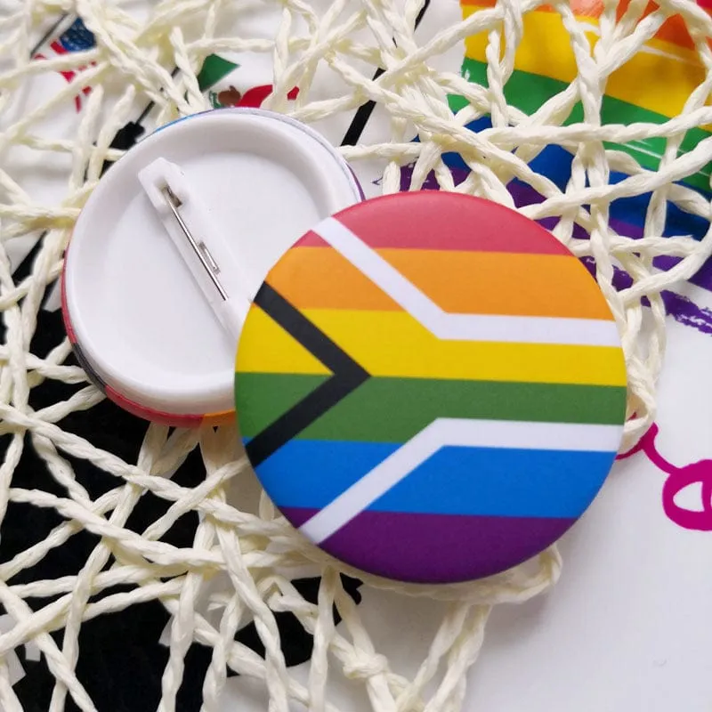 MRIMIN LGBT Transgender Pride Pin Back Buttons Badge Party Favors Supplies Accessories Cute Locker Buttons For Teens