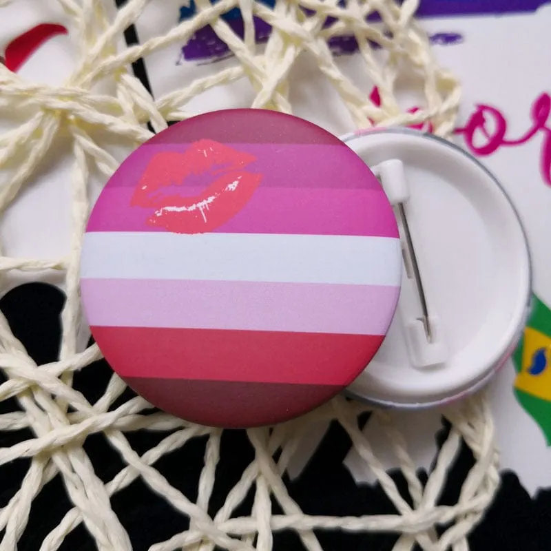 MRIMIN LGBT Transgender Pride Pin Back Buttons Badge Party Favors Supplies Accessories Cute Locker Buttons For Teens