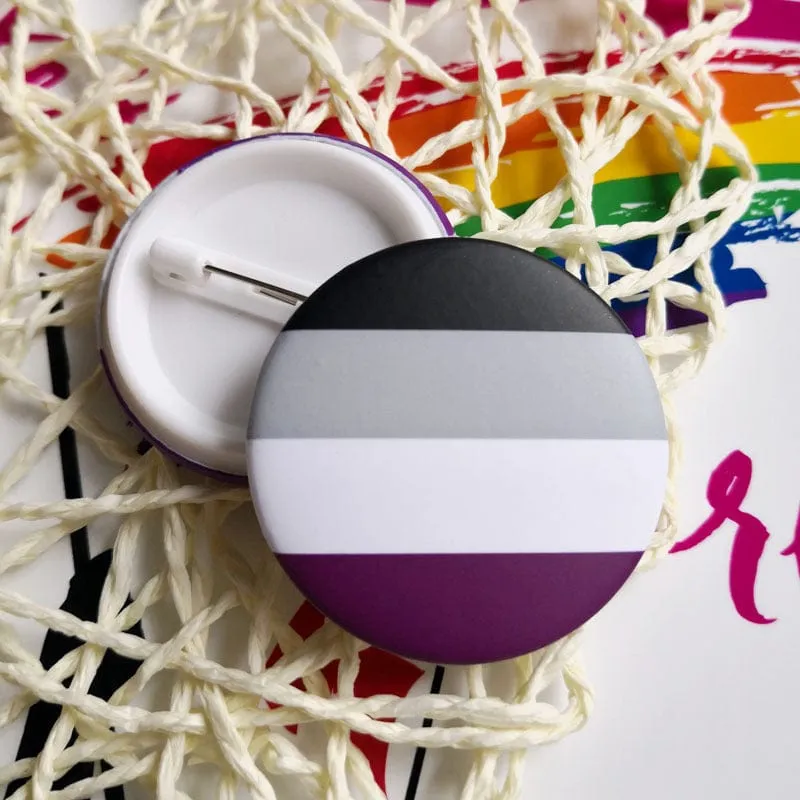 MRIMIN LGBT Transgender Pride Pin Back Buttons Badge Party Favors Supplies Accessories Cute Locker Buttons For Teens