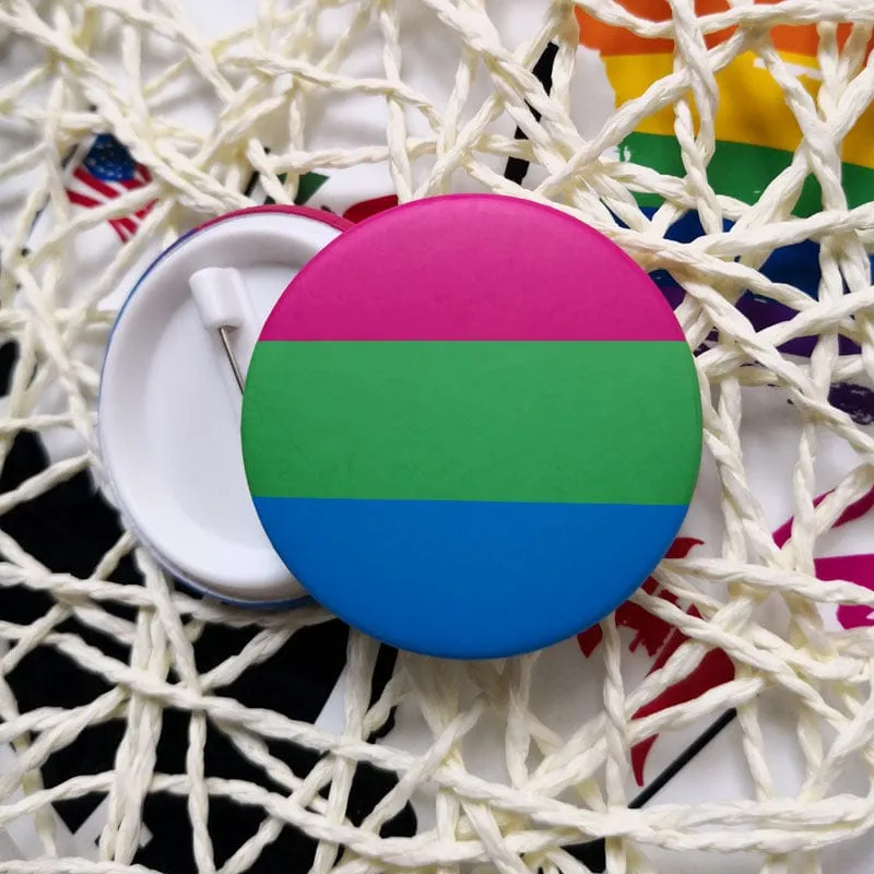 MRIMIN LGBT Transgender Pride Pin Back Buttons Badge Party Favors Supplies Accessories Cute Locker Buttons For Teens