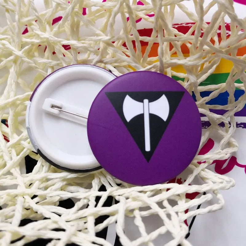 MRIMIN LGBT Transgender Pride Pin Back Buttons Badge Party Favors Supplies Accessories Cute Locker Buttons For Teens