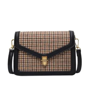 MSGHER Solid Color PU Leather Crossbody Bags For Women 2020 Chain Shoulder Messenger Bag Female Travel Lock Handbags