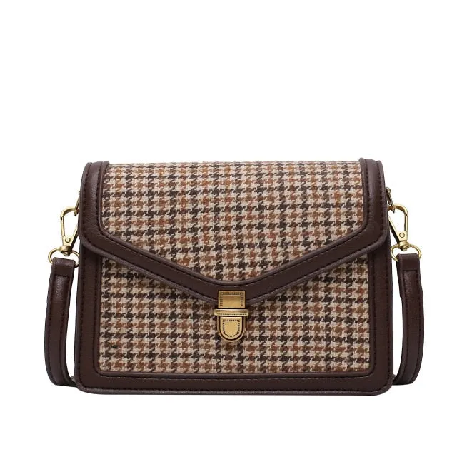 MSGHER Solid Color PU Leather Crossbody Bags For Women 2020 Chain Shoulder Messenger Bag Female Travel Lock Handbags