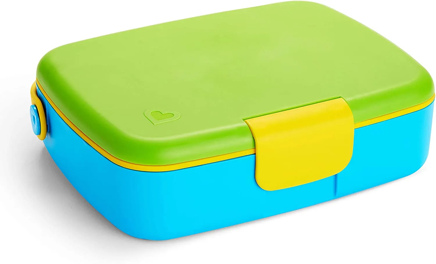 Munchkin Lunch Bento Box with stainless steel utensils, Green! Retails $30 