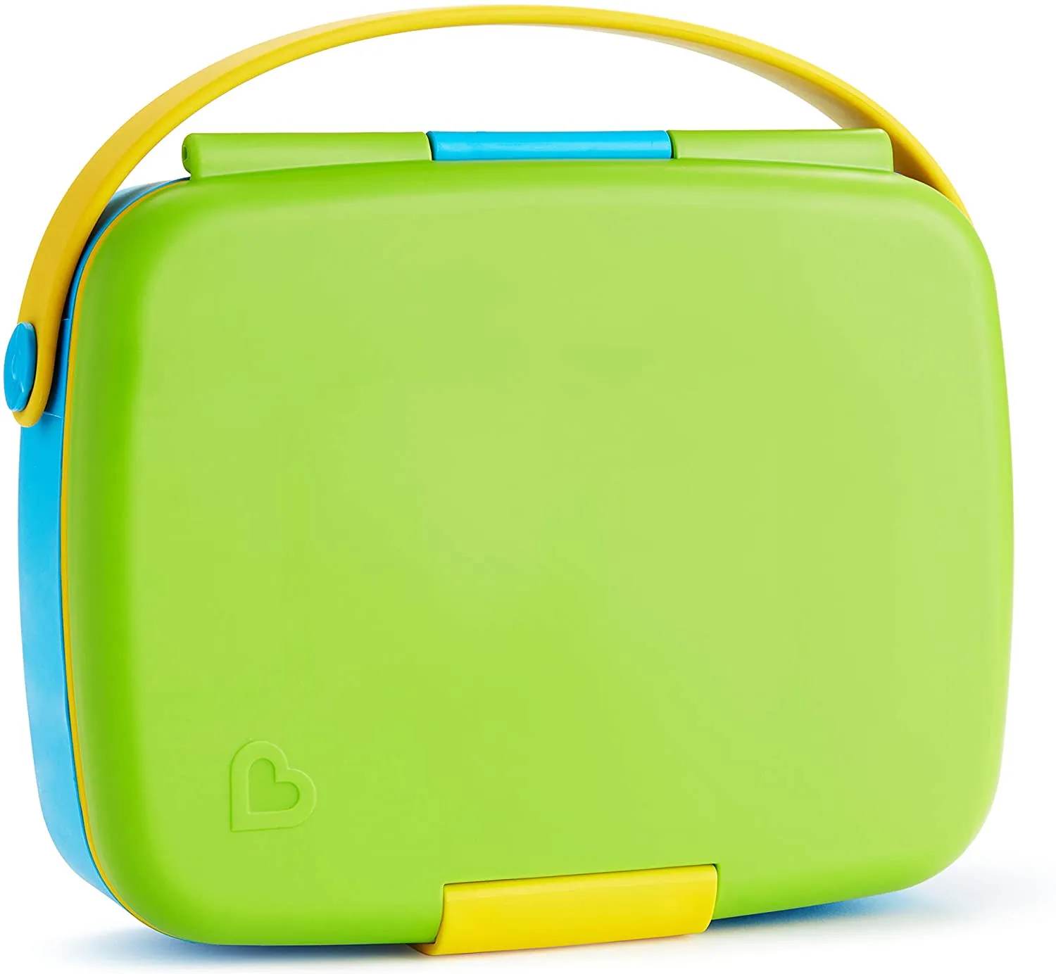 Munchkin Lunch Bento Box with stainless steel utensils, Green! Retails $30 
