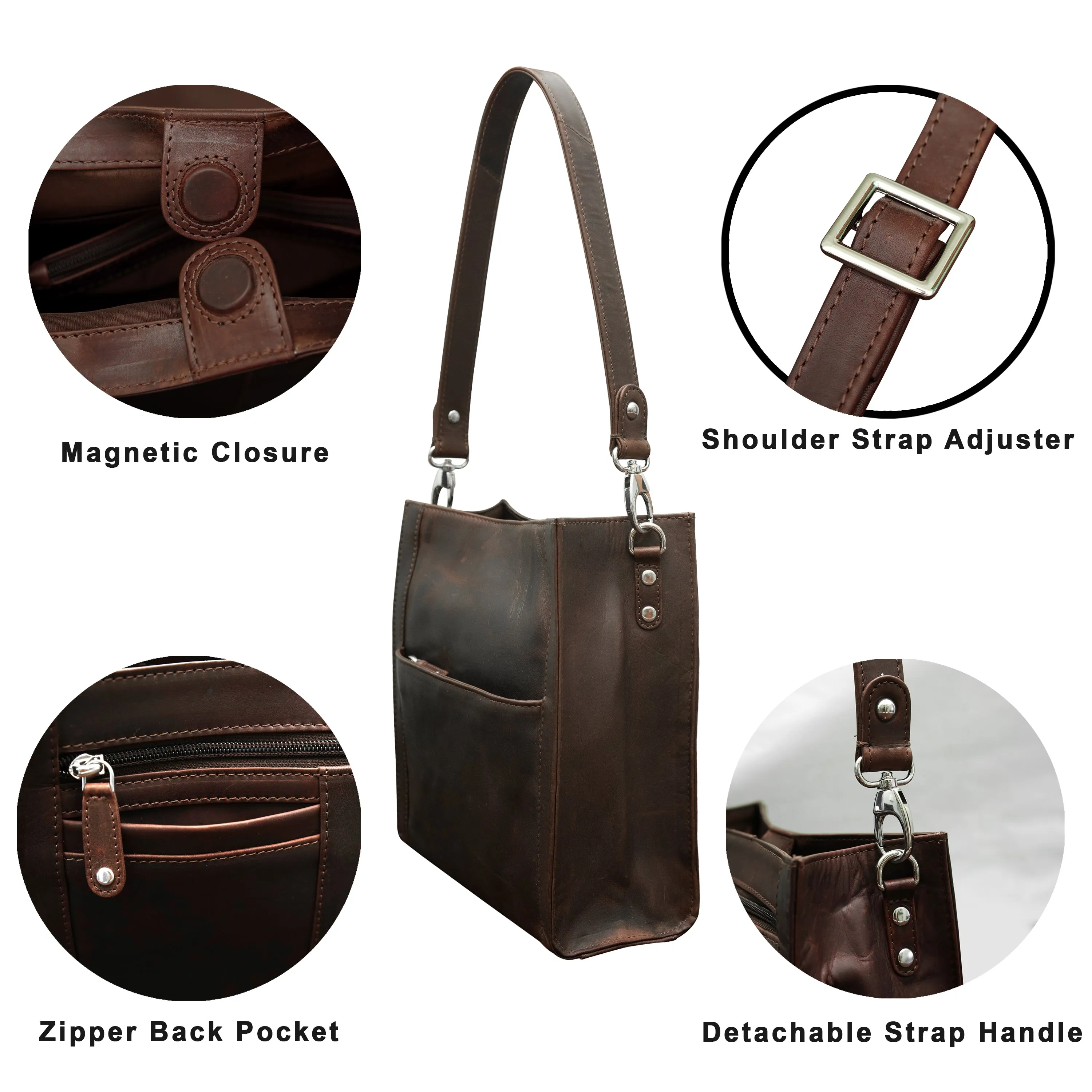 Mya Leather Shoulder Bag - OPLB70