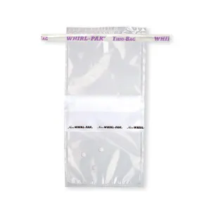 Nasco B01254 Whirl-Pak® Thio-Bags® - 10.1 oz. (300 ml) - Box of 100