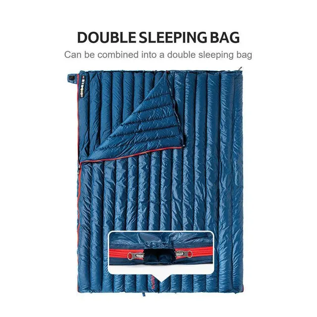 Naturehike Cicada Wings Down Square Sleeping Bag - Navy