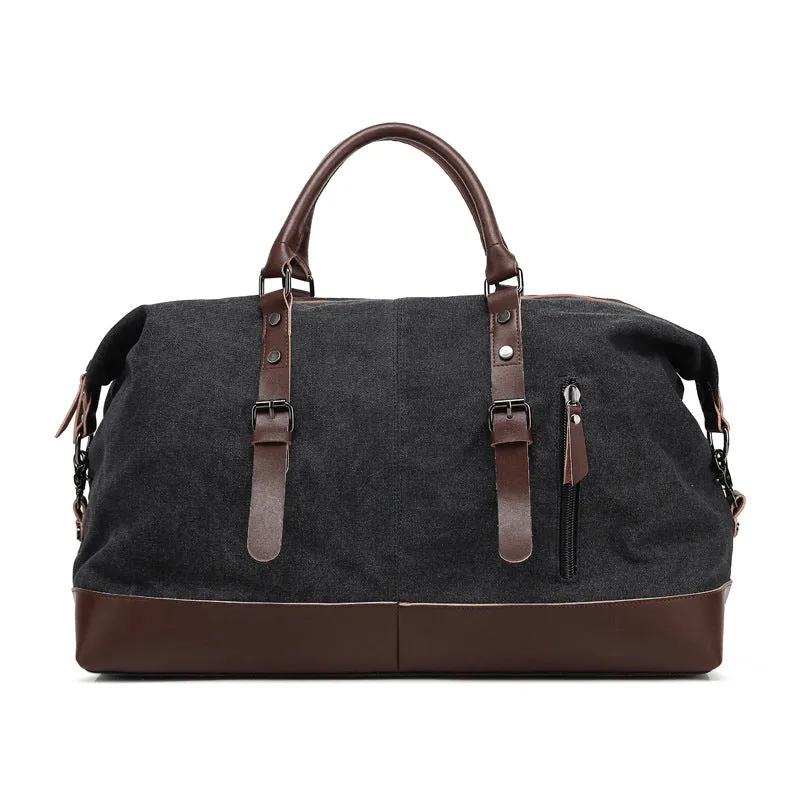 Neutral Large Capacity Canvas Dual Use Handbags