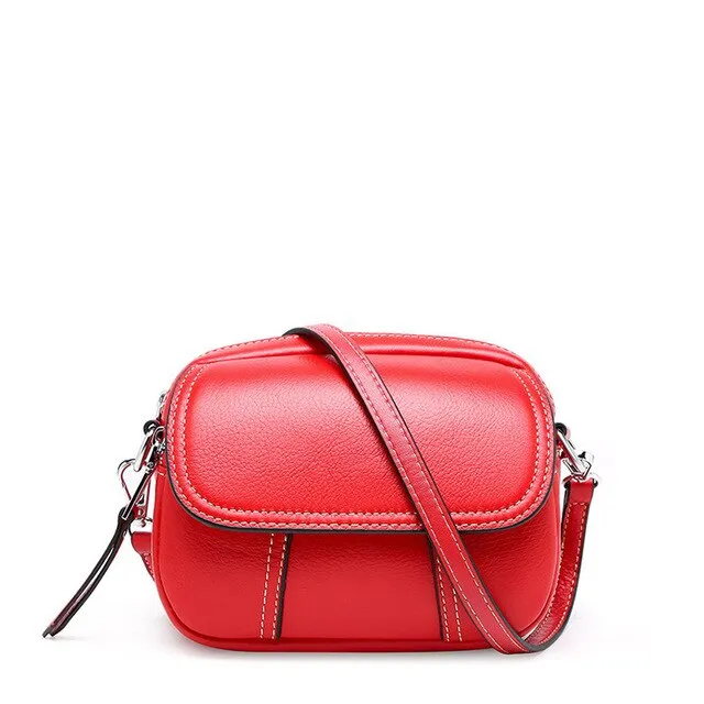 new bag female genuine leather shoulder Messenger bags Korean version handybag mini bags female wild small square bag cross body