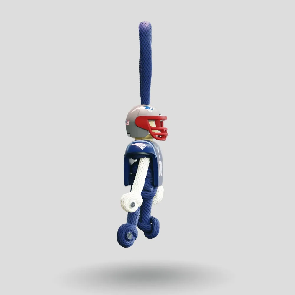 New England Patriots Paracord Buddy Keychain