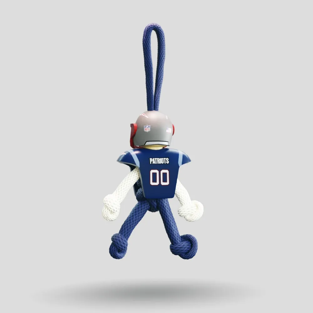 New England Patriots Paracord Buddy Keychain