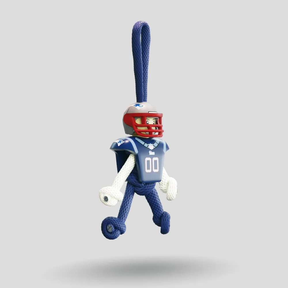 New England Patriots Paracord Buddy Keychain