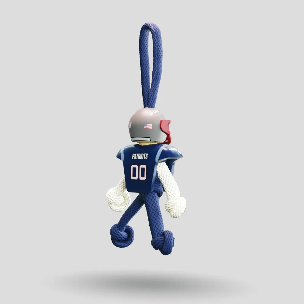 New England Patriots Paracord Buddy Keychain
