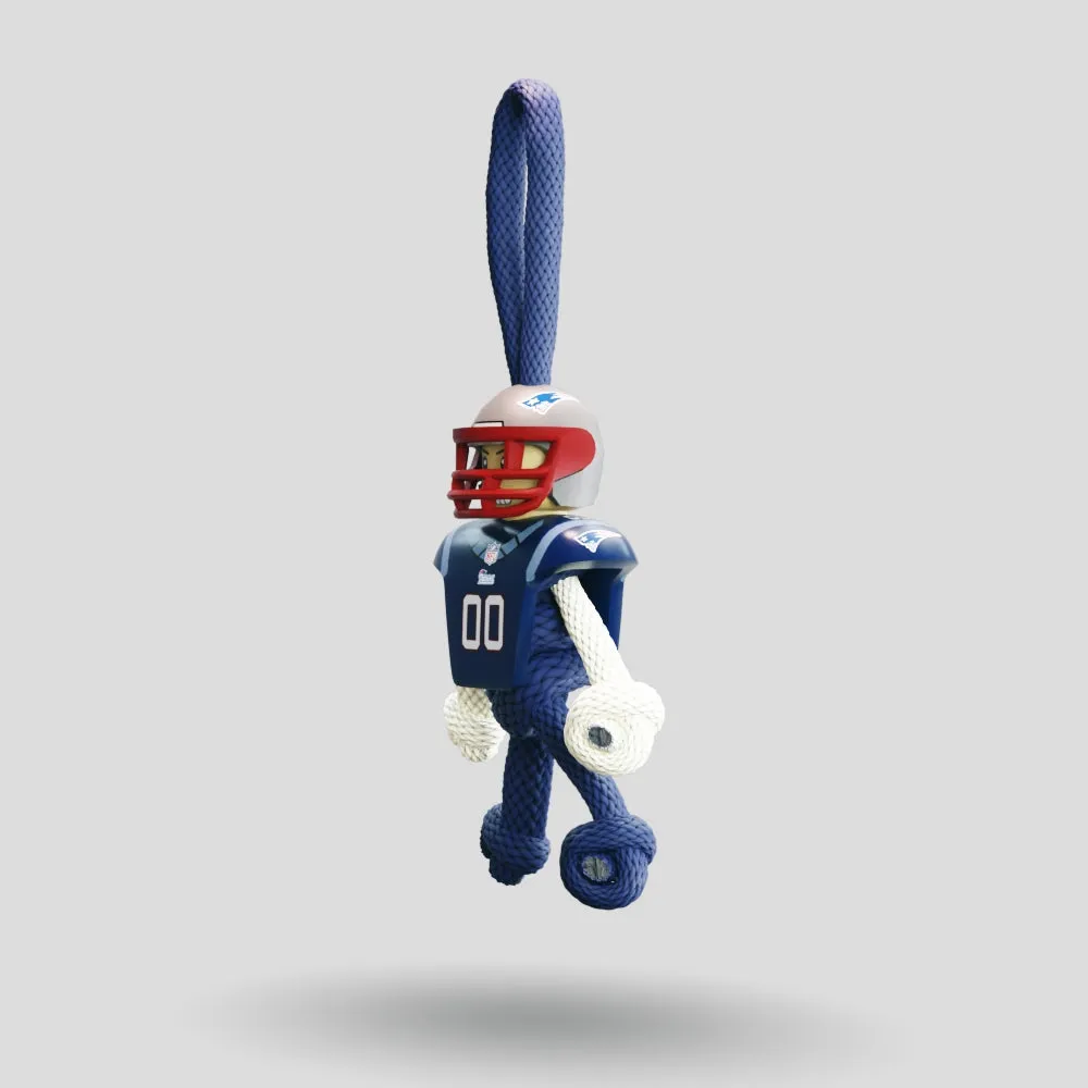 New England Patriots Paracord Buddy Keychain