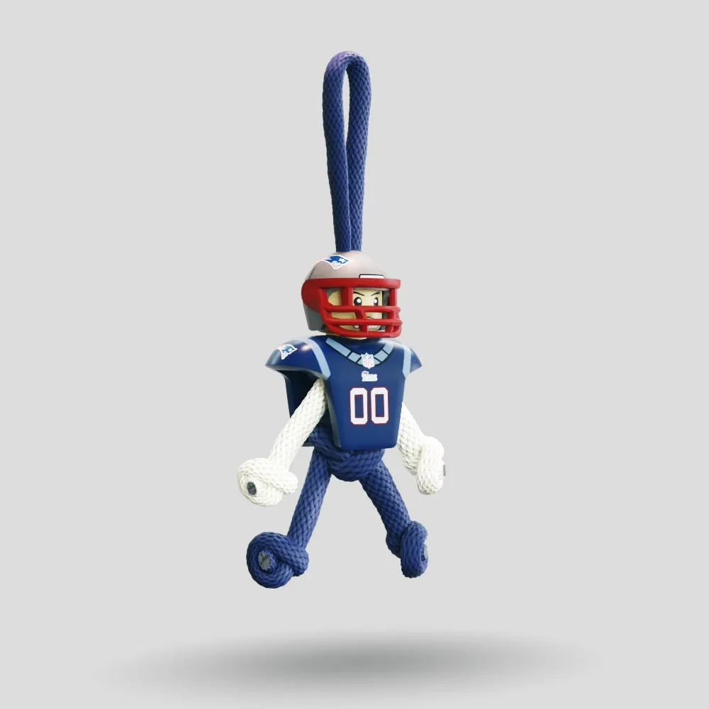 New England Patriots Paracord Buddy Keychain