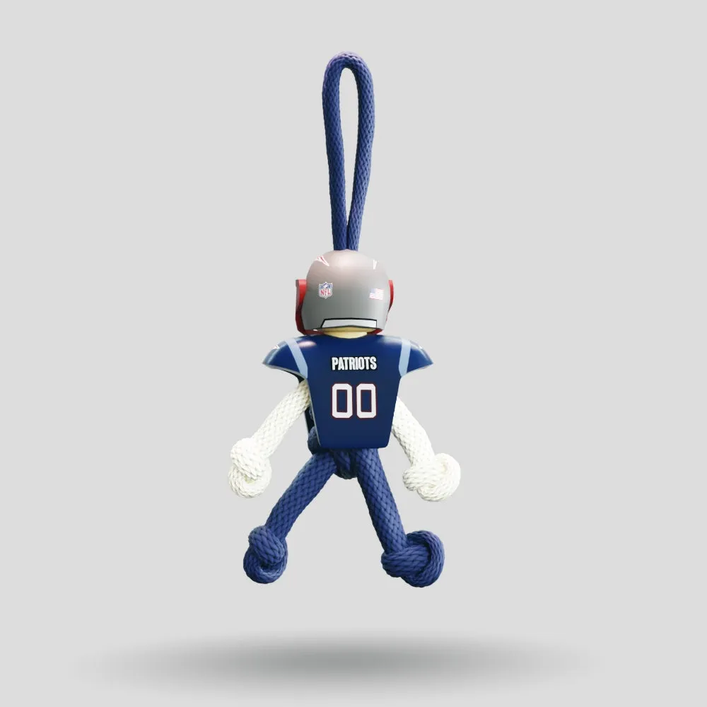 New England Patriots Paracord Buddy Keychain