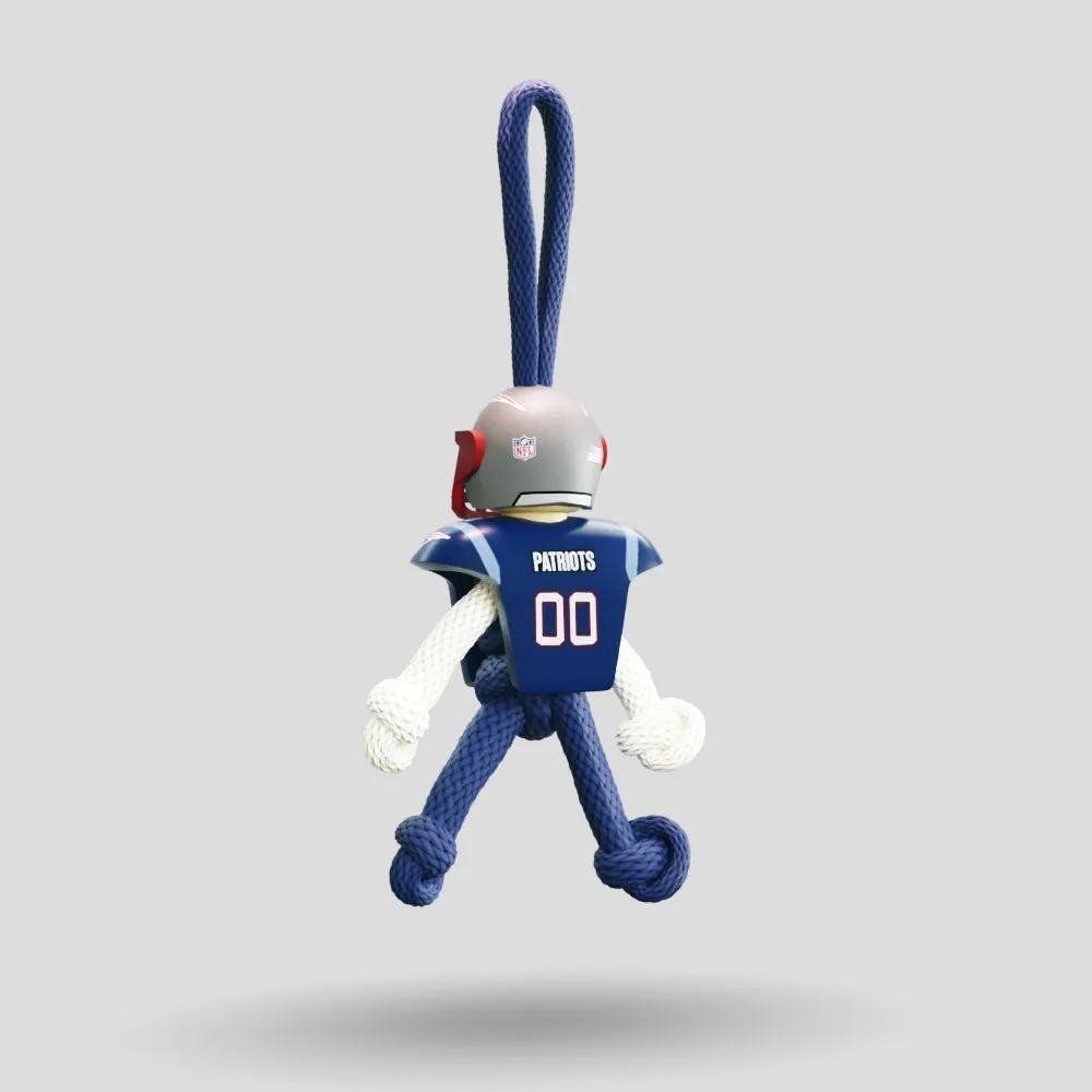 New England Patriots Paracord Buddy Keychain