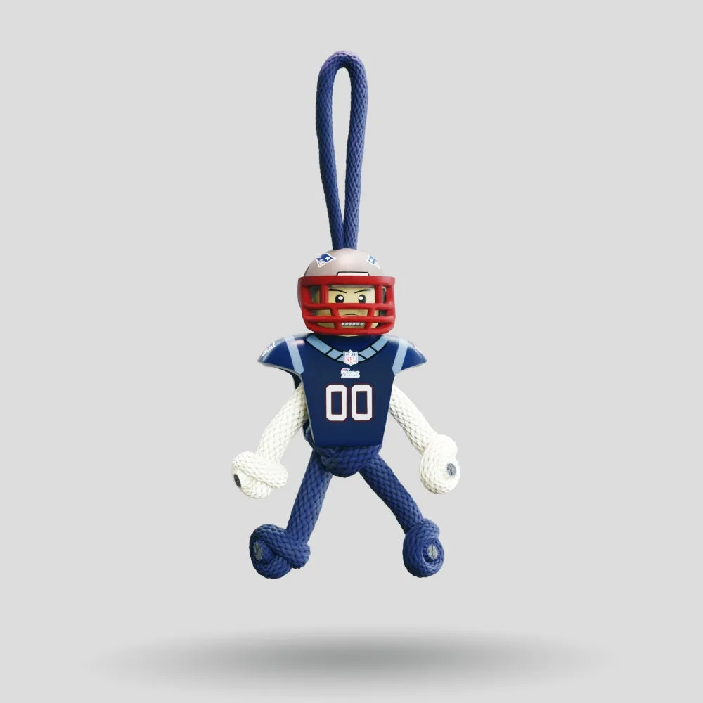 New England Patriots Paracord Buddy Keychain