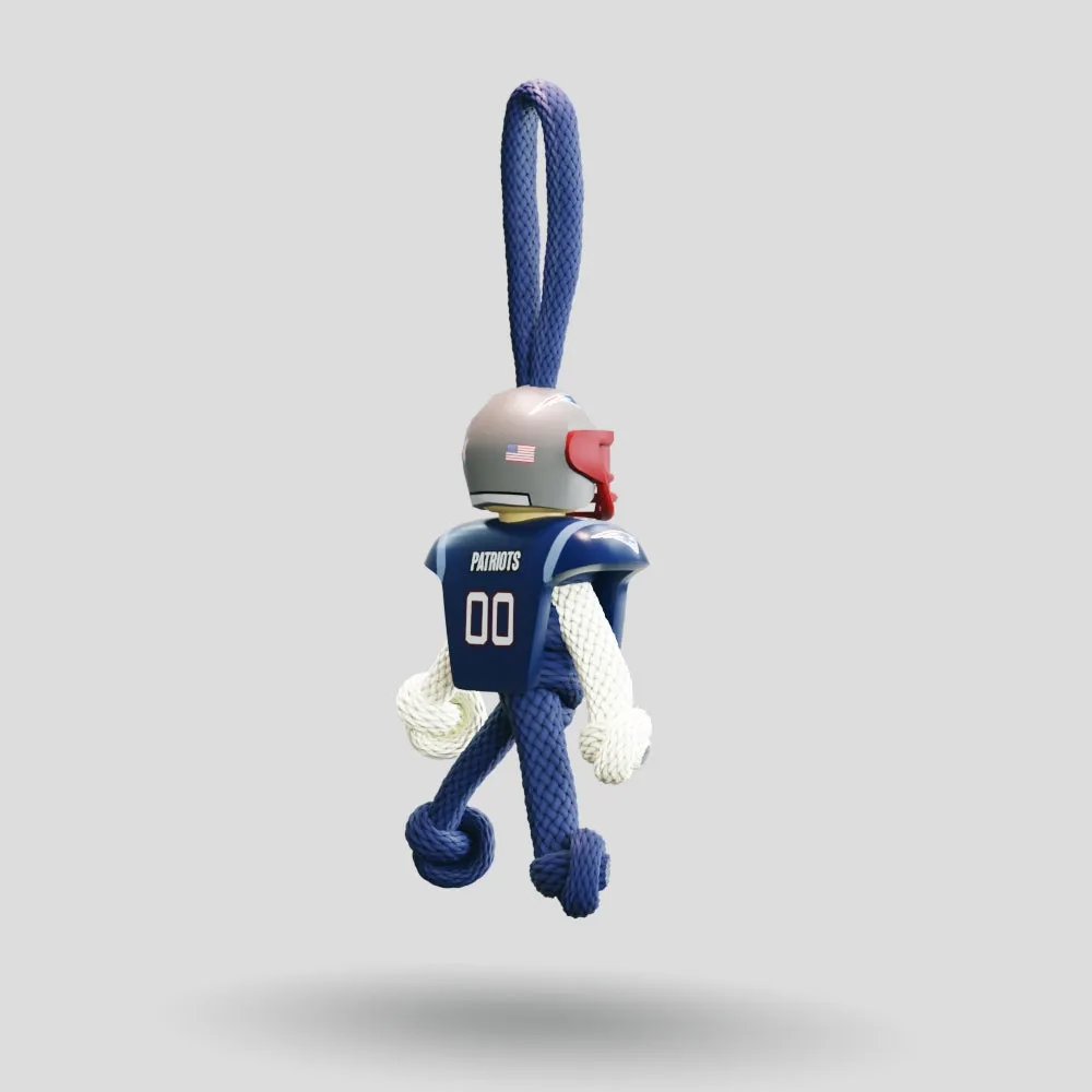 New England Patriots Paracord Buddy Keychain