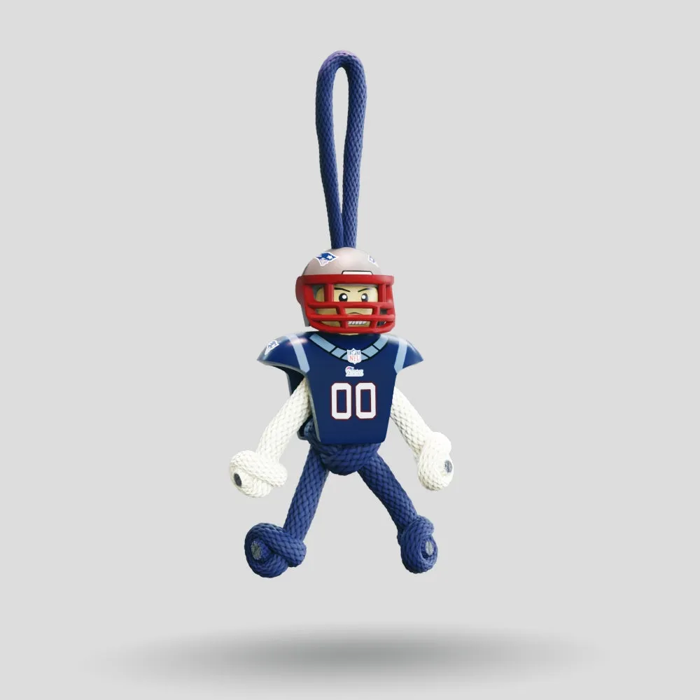 New England Patriots Paracord Buddy Keychain