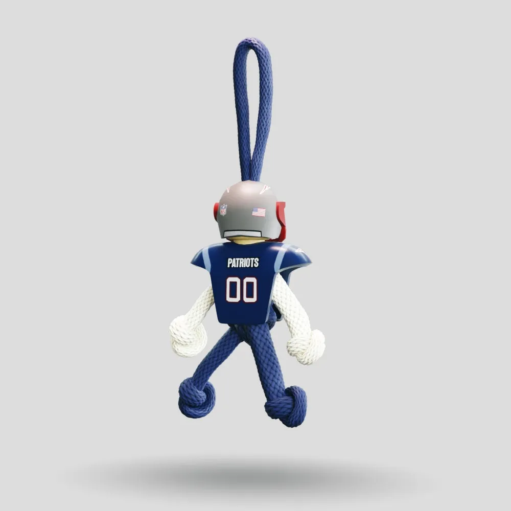 New England Patriots Paracord Buddy Keychain