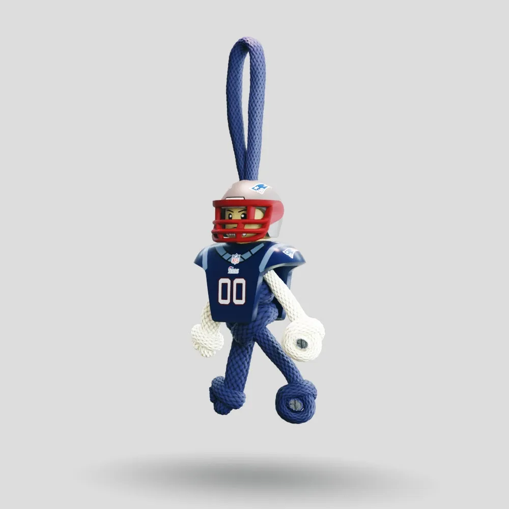 New England Patriots Paracord Buddy Keychain