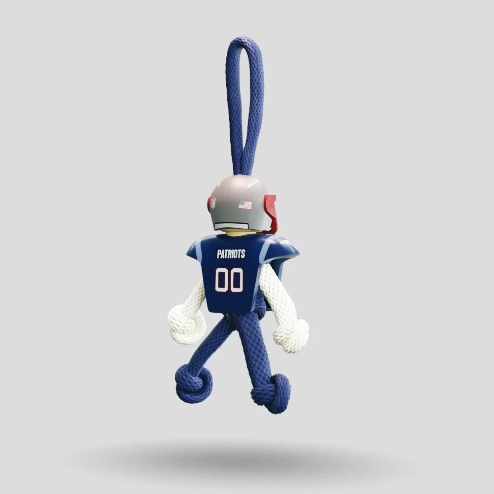 New England Patriots Paracord Buddy Keychain