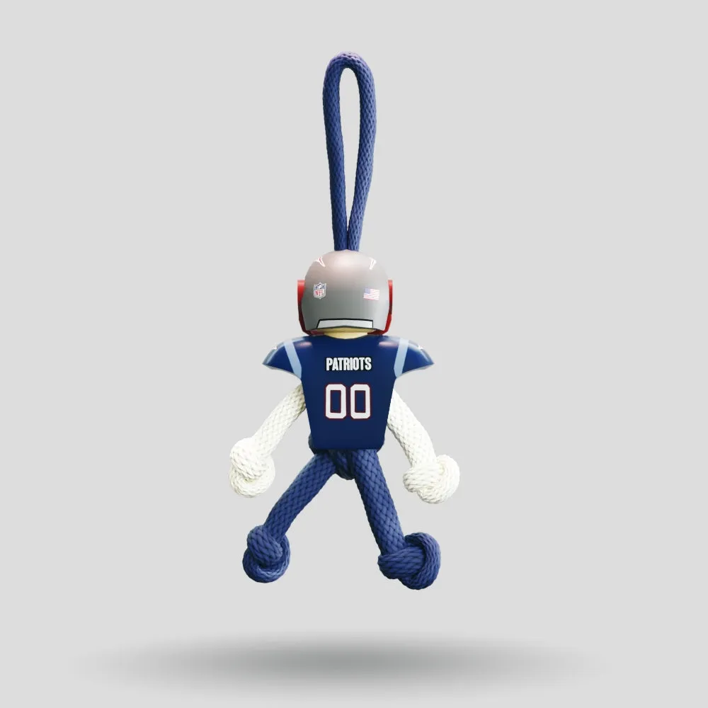 New England Patriots Paracord Buddy Keychain