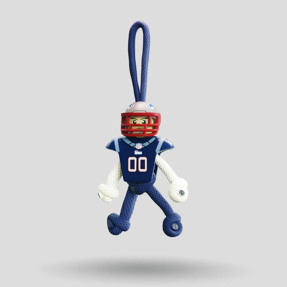 New England Patriots Paracord Buddy Keychain