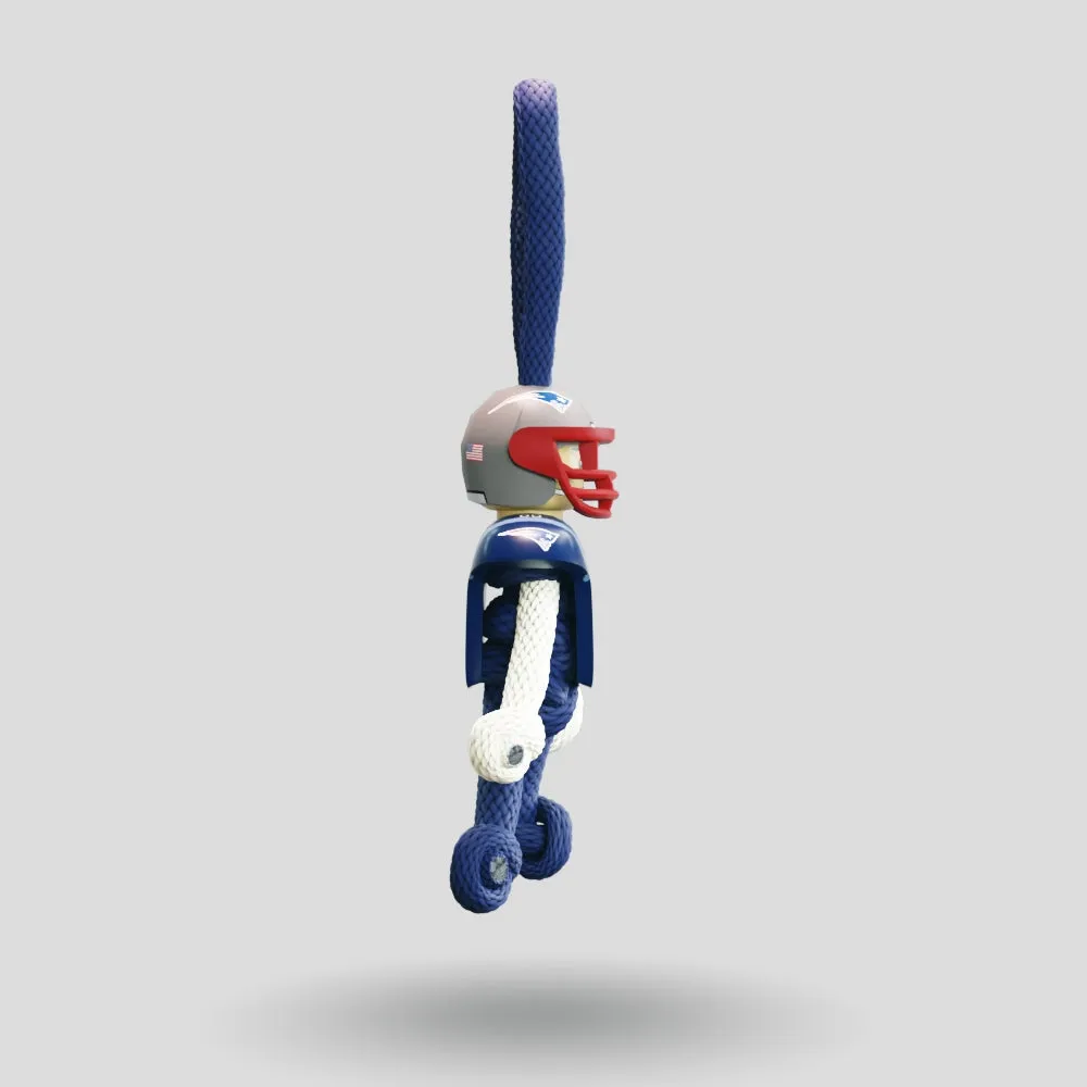 New England Patriots Paracord Buddy Keychain