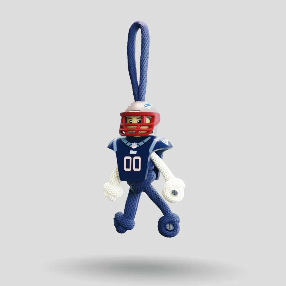 New England Patriots Paracord Buddy Keychain