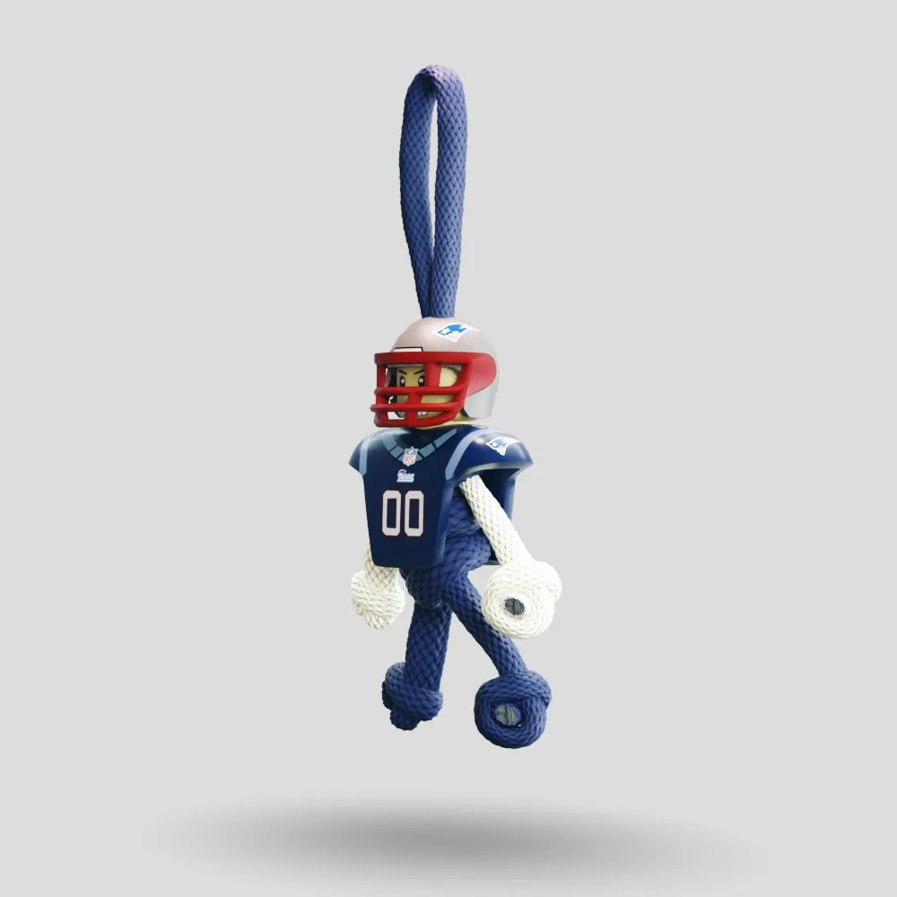 New England Patriots Paracord Buddy Keychain