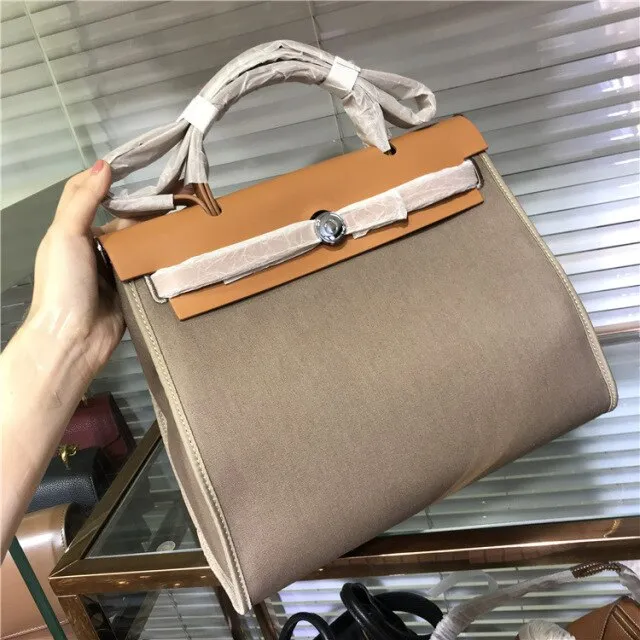 New Fashion Leather and Canvas Women Bag