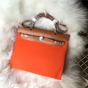 New Fashion Leather and Canvas Women Bag
