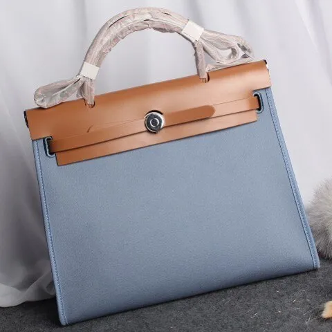 New Fashion Leather and Canvas Women Bag