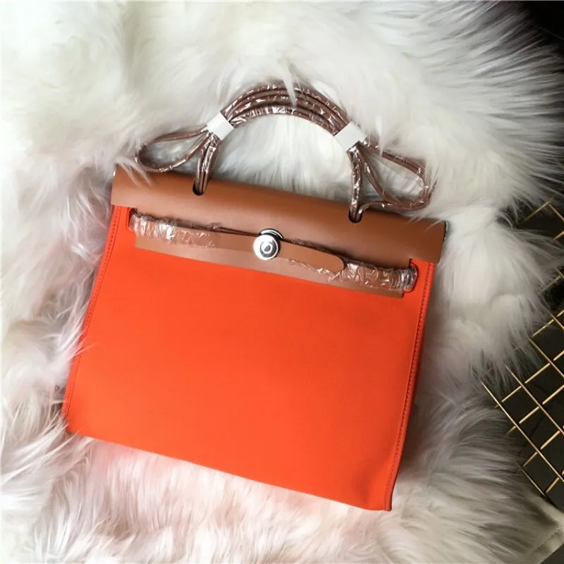 New Fashion Leather and Canvas Women Bag