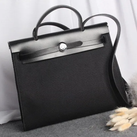 New Fashion Leather and Canvas Women Bag