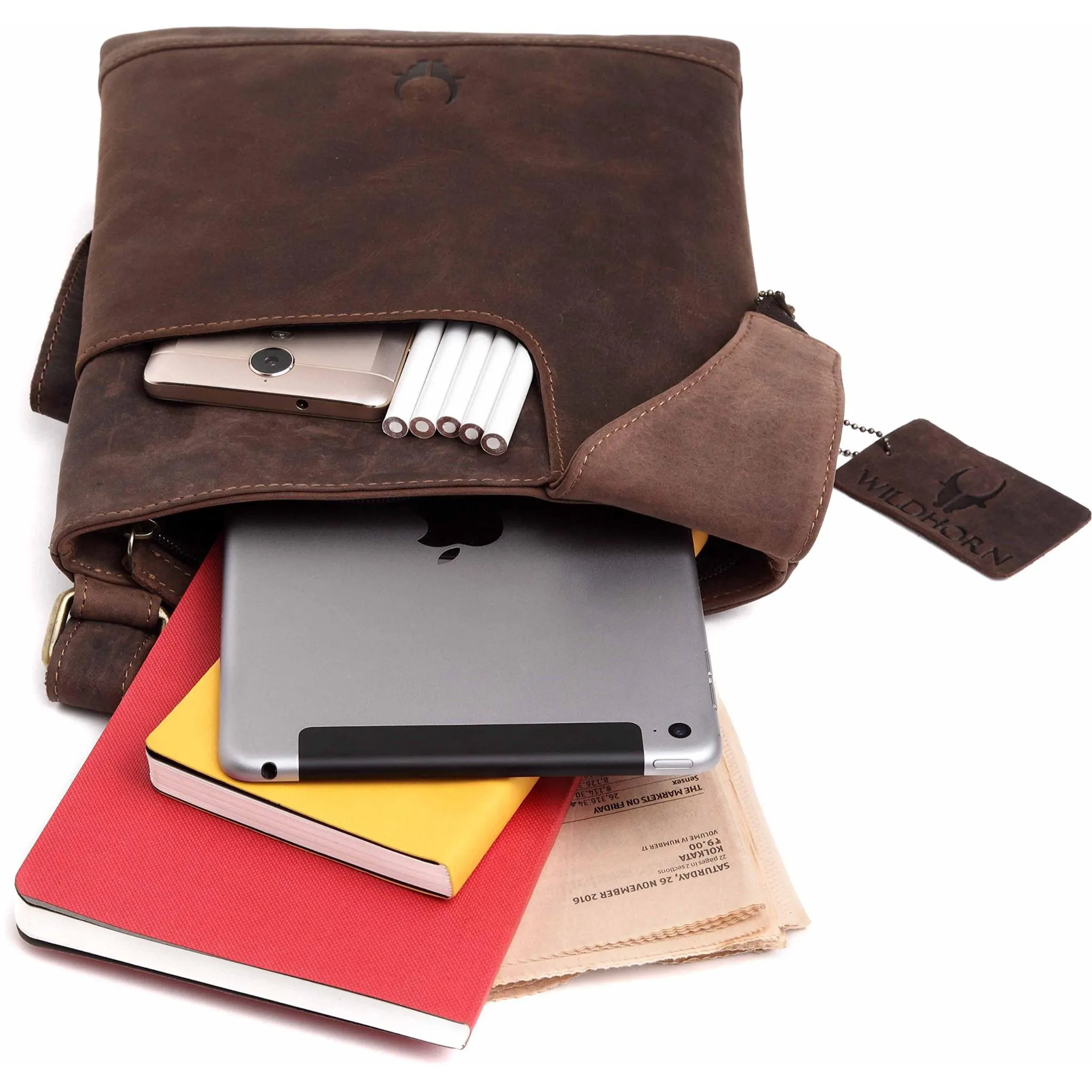 NEWPORT Leather Sling Bag for Men