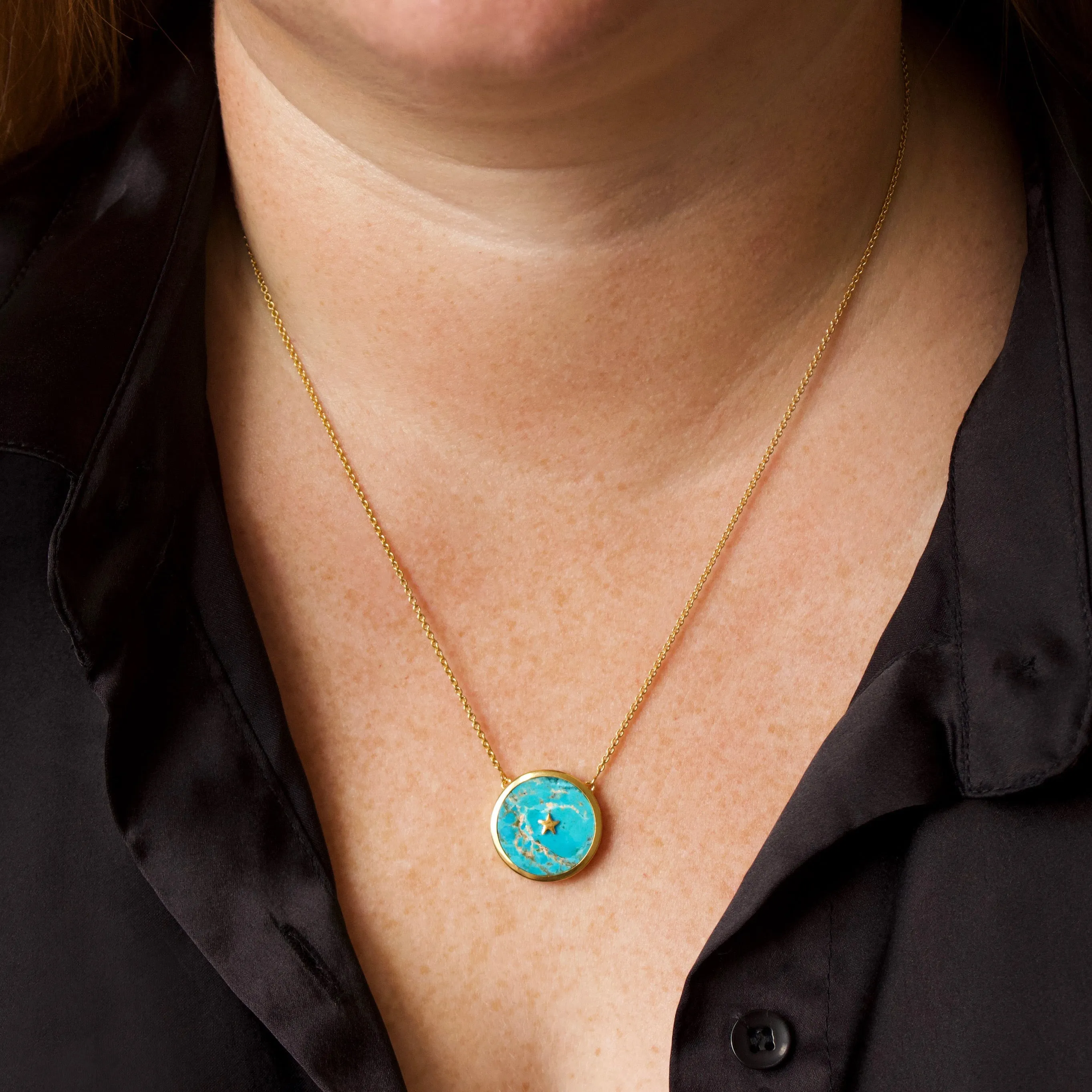 Night Sky Turquoise Necklace